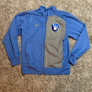 Men’s Nike Milwaukee Brewers Full Zip Sweatshirt